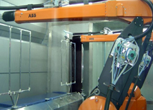 ABB自动喷涂机器人生产线